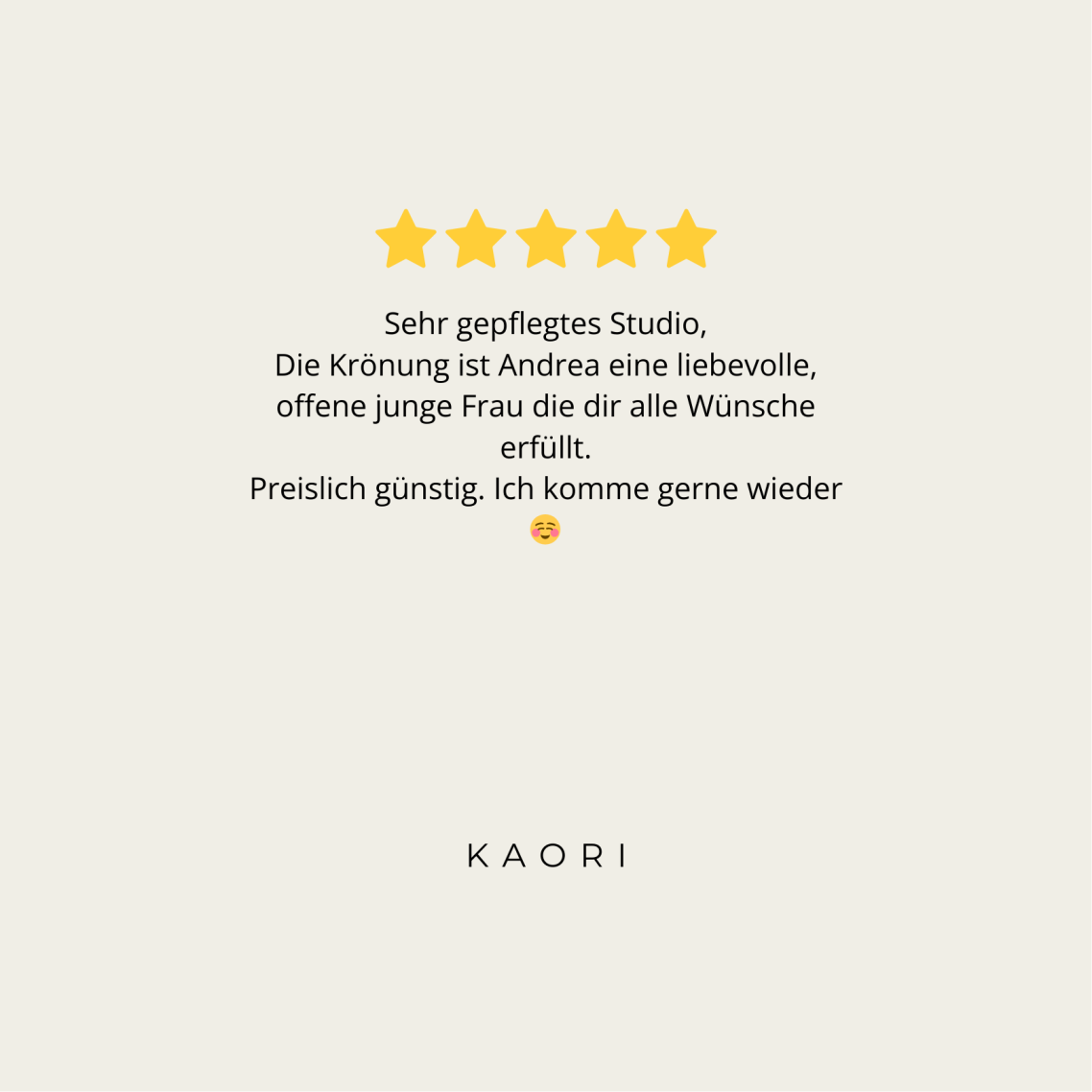 Feedback Wimpern in Grevenbroich